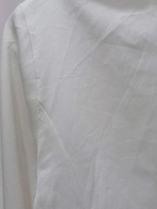 Elegant White Long Sleeve Shirt