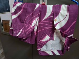 Purple Kurta and plazzo set