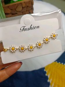 Golden Flower Bracelet