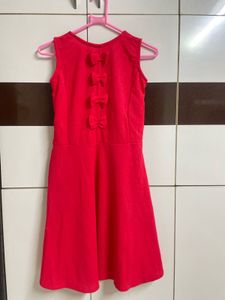 Cute Sleeveless Pink Dress🩷