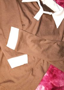 Retro Brown Polo Shirt