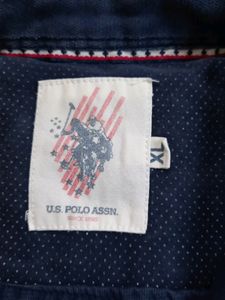 U.S. POLO BLUE COLOUR FULL SLEEVE GENTLY USED
