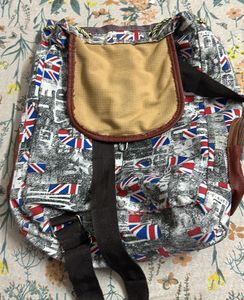 Union Jack Print Backpack