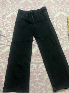 Black Wide Leg Jeans