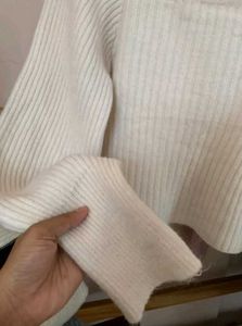 White Knit Sweater