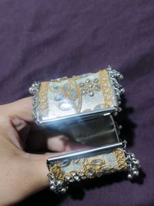 NEW Ethnic Cuff Bracelet with Ghungroo