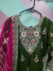 bridal heavy Sharara suit set