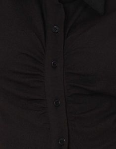 Chic Black Cutout Midi Dress Size-S,M