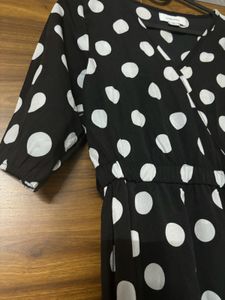 Black N White Dress For Women