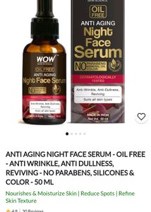 wow face serum