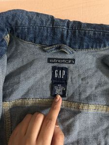 blue denim jacket