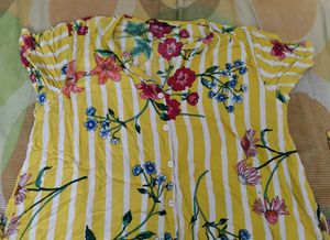 Yellow Floral Dress From Sristi