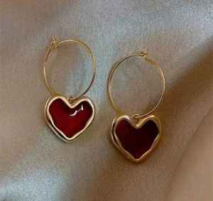 Heart Hoop Earrings