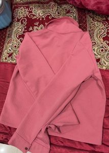 Stylish Pink Long Sleeve Top