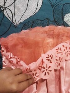 Pink Dress For 3-4 Years Girls