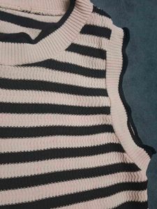 Striped Knit Tank Top 32-36 size