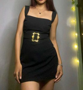 Mini Black Dress| Available In XS, S &amp; M