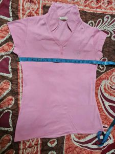 Cute Pink Polo T-Shirt