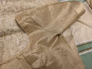 Dhakai Kora Silk Embroidered Saree