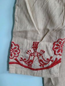 Elegant Embroidered Kurta