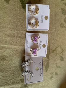 3 earrings