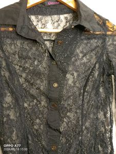 Black Casual Top (Girls)