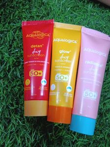 3 Mini Aqualogica SPF50 PA+++ Sunscreen