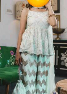 Libas Sequence Kurta Set With Potli