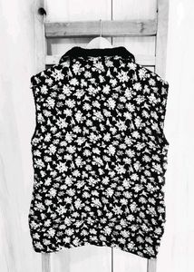 Floral Print woolen Vest size-36