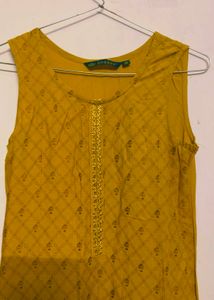 A-line Sleeveless Kurti