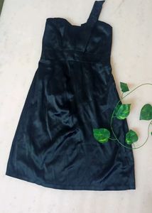 Black Satin Dress