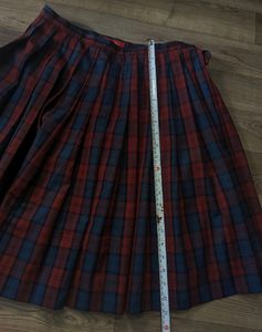 Check Korean Skirt