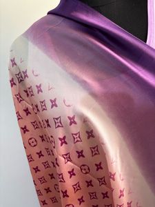 LV PRINT PURPLE STOLE