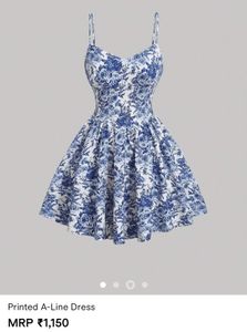 Floral A-Line Mini Dress