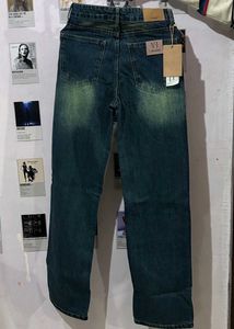 Wide Leg Denim Jeans