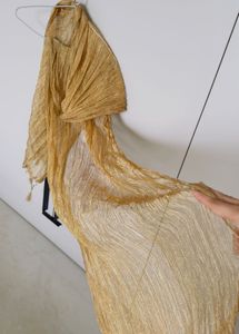 Golden Crushed Dupatta