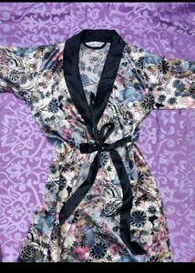 Beautiful 😍 Satin Night Robe For Women