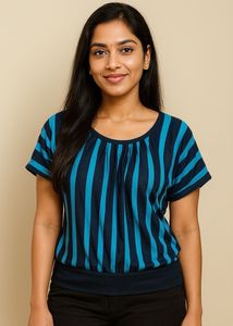 Striped Blouse Top
