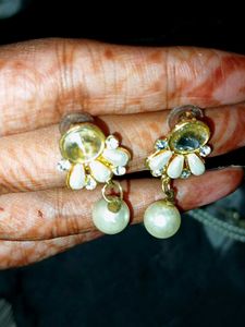 white pearl Jewellery Set