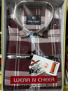 Brown Plaid Casual Shirt