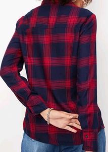 Max Regular Fit Checked Shirt For Womens