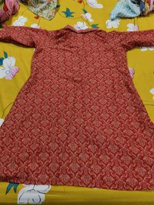 Red Cord Set Kurti