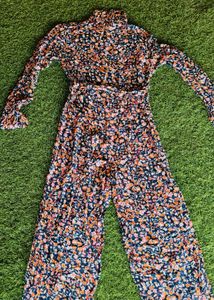 Floral Print Jumpsuit