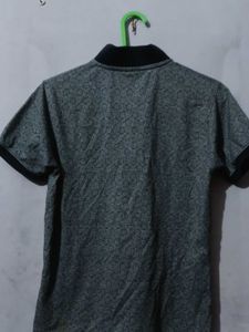 Patterned Polo Shirt