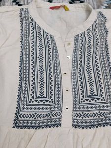 Boho Embroidered Tunic Top
