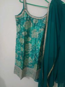 partywear padded  Kurta Set