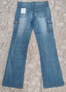 Gee 5 Denim Cargo Pants