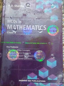 MCQs in Mathematics Class X by R.D. Sharma