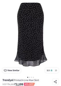 Polka Dot Maxi Skirt🌹❤️