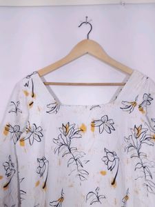 Allen Solly Printed Flared Dress(Women's)